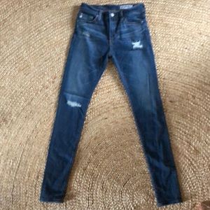 AG distressed jeans The Farrah Skinny size 25R